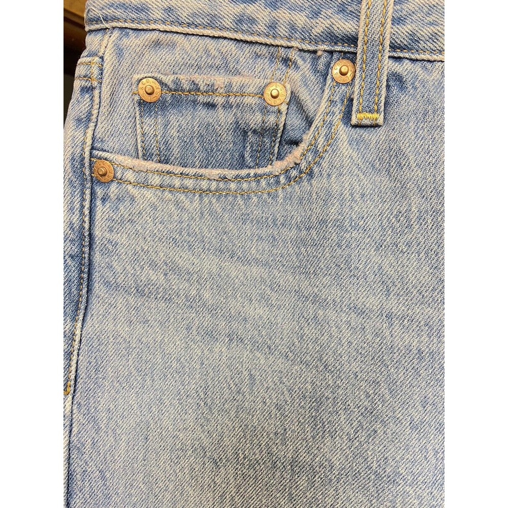 NEW Levi’s High Rise Wedgie Jean Sz 25 Tapered Leg Button Fly Medium Wash Mom - Picture 6 of 12